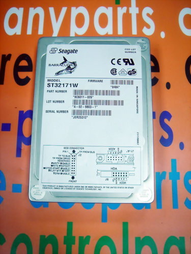 SEAGATE HARD DRIVE ST32171W / 9C6011-026 2.1GB 68PIN