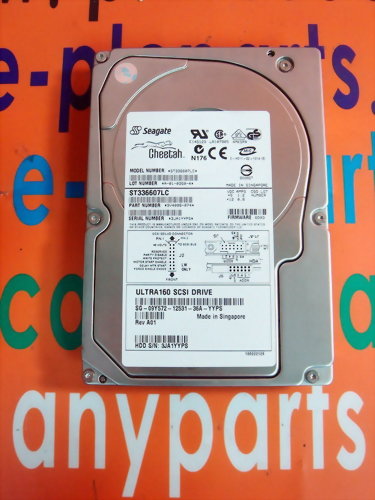 SEAGATE HARD DRIVE ST336607LC / 9V4006-074 36GB / 10000RPM / 80PIN