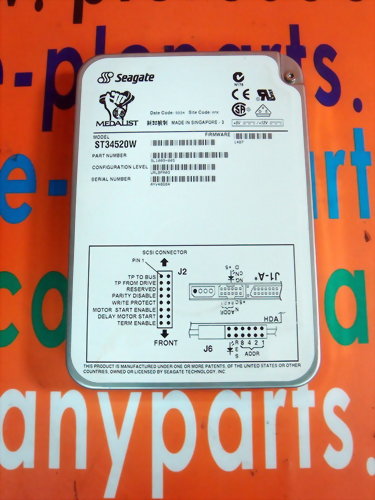 SEAGATE HARD DRIVE ST34520W / 9L1009-005 4.3GB / 68PIN