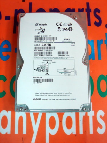 SEAGATE HARD DRIVE ST34573N / 9J4001-035 4.55GB / 50PIN