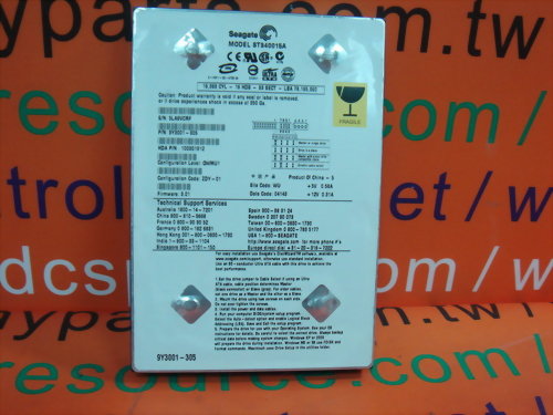 SEAGATE ST340015A 40GB IDE