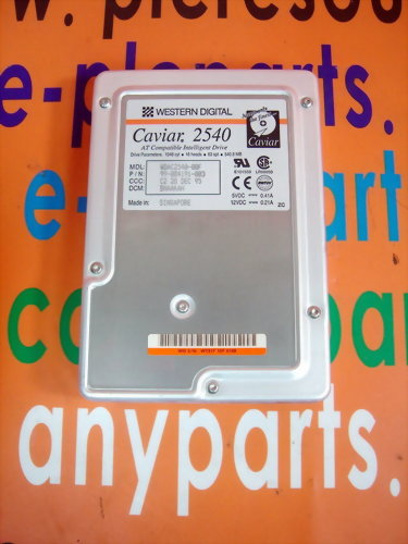 WESTERN DIGITAL HARD DRIVE CAVIAR 2540 WDAC2540-00F / 99-004191-003 540.8MB / 40PIN