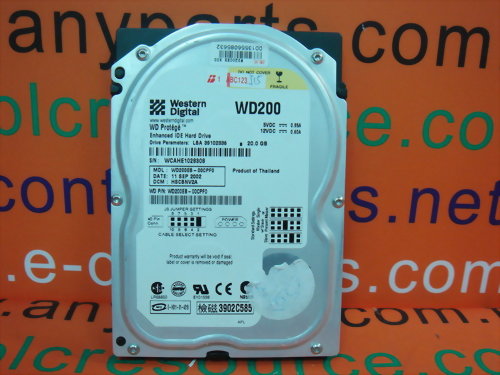 WESTERN DIGITAL WD200EB-00CPF0 20GB IDE