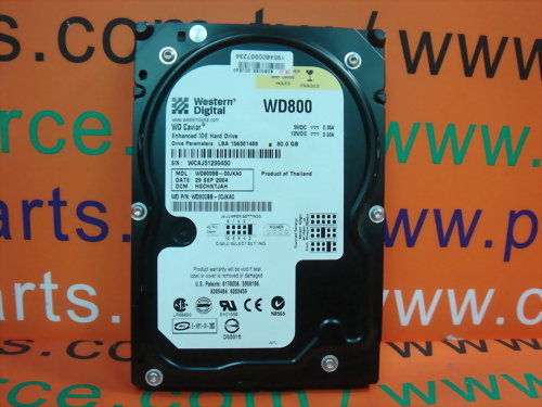 WESTERN DIGITAL WD800BB-00CAA1 80GB IDE