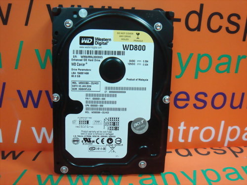 WESTERN DIGITAL WD800BB-22JHA0 80GB IDE