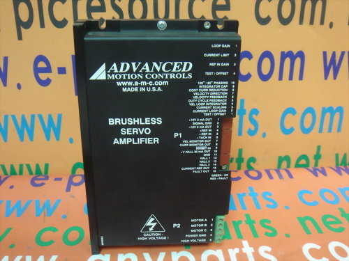 ADVANCED MOTION CONTROLS X06 B25A20Q BRUSHLESS SERVO AMPLIFIER