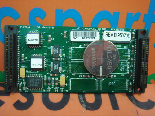 SBS-GREENSPRING INDUSTRY PACK IP-NVRAM FAB 0340-1072B
