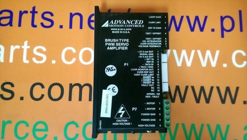 ADVANCED MOTION CONTROL BRUSH TYPE PWM SERVO AMPLIFIER
