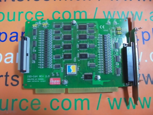 ISO-C64 REV 2.0 ISOLATED 64 CHANANNEL OPEN COLLECTOR OUTPUT