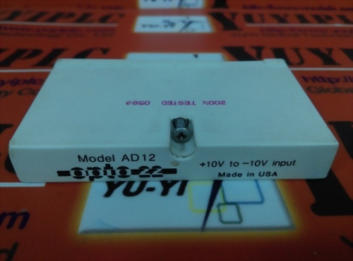 OPTP 22 MODEL AD12 +10V TO -10V INPUT