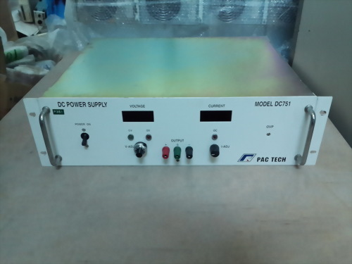 PAC TECH DC POWER SUPPLY MODEL DC751