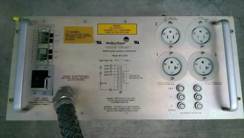 WESTRAN POWER 84000 SYSTEM ISOLAT TRANSFORMER WTI4554