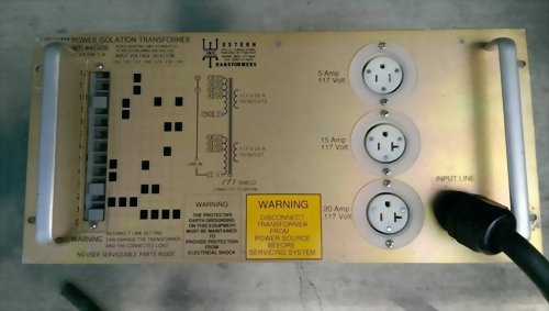 WESTRAN TRANSFORMER ISOLATION TRANSFORMER WTI#4260B