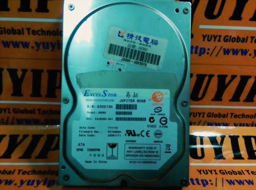 EXCEL STOR J8080 80GB HARD DRIVE