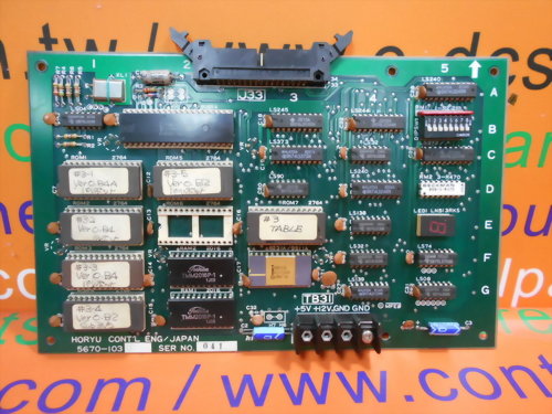 DAINICHI KIKO HORYU CONT L ENG/JAPAN 5670-103