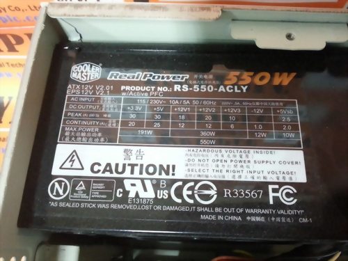 COOLER MASTER RS-550-ACLY REAL POWER