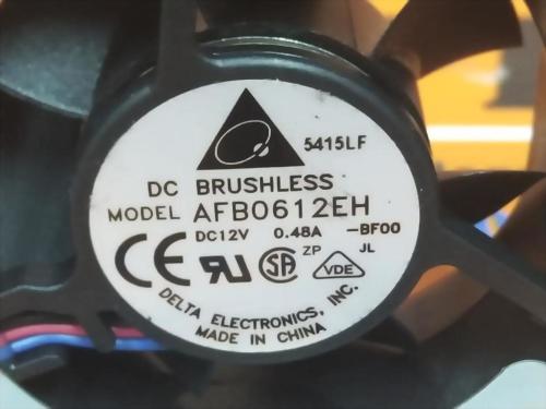 DELTA AFB0612EH-BF00 60MMX25MM CASE COOLING FAN