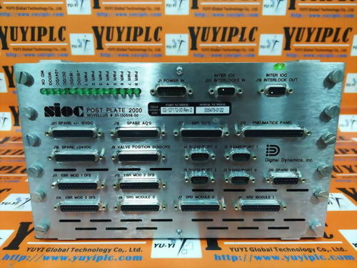 NOVELLUS 02-127172-00 REV.2 SIOC POST PLATE 01-130508-00
