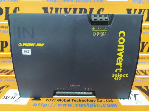 POWER-ONE VSELEC480 LXN1701-6R AC-DC/DC-DC CONVERTER