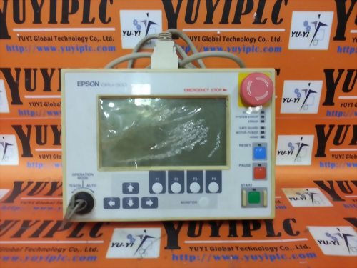 SEIKO EPSON OPU-300 SCARA TEACH PENDANT (THE SCREEN IS DAMAGED)