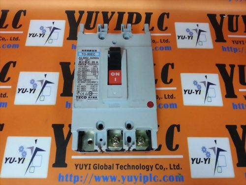 TECO TO-50EC MOLDED CASE CIRCUIT BREAKER