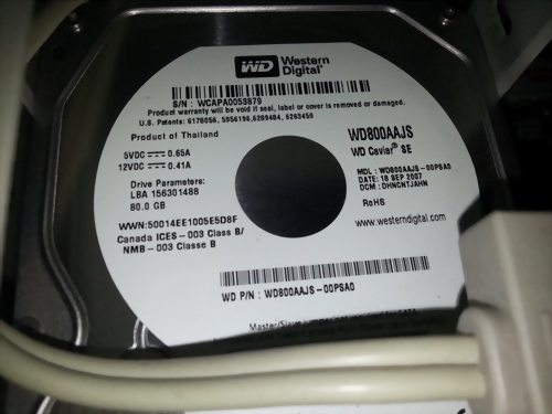 WESTERN DIGITAL WD800AAJS WD800AAJS-00PSA0 80GB 7200RP