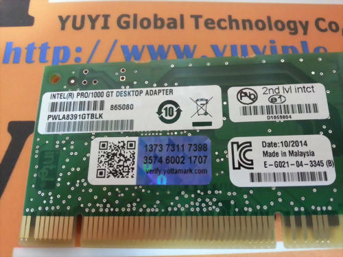 工控網 INTEL PRO/1000 GT DESKTOP ADAPTER PWLA8391GTBLK (NEW)