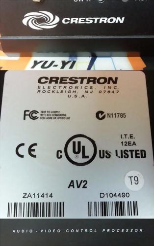 CRESTRON AV2 ST-PC CNIRP 自動控制主機