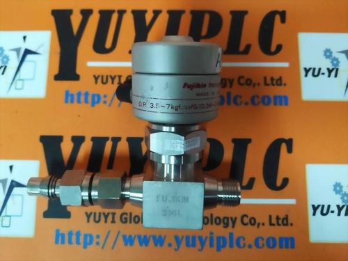 FUJIKIN O.P 3.5~7KGF/㎠G 0.34-0.69MPA N.C. 316L /CALIBER 9.52