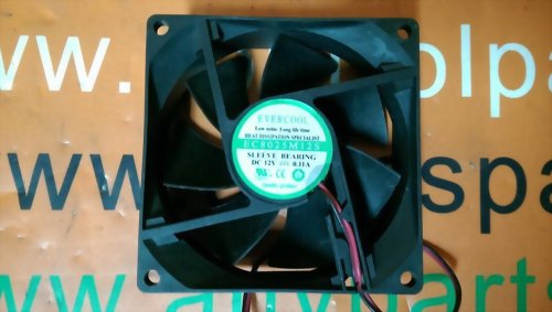 EVERCOOL EC8025M12S 80MMX25MM IDE CASE FAN