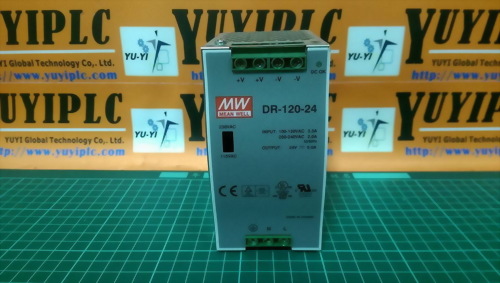 MEAN WELL DR-120-24 AC/DC DIN RAIL POWER SUPPLY