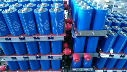 NIPPON CHEMI-CON U36F 350V 6800㎌ 0840L 25 +POSITIVE