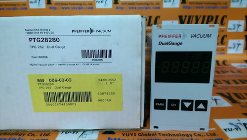 PFEIFFER VACUUM DUAL GAUGE TPG 262 PTG28280 90-250V