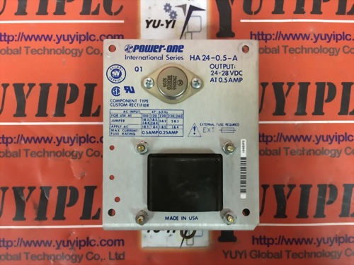 POWER-ONE HA24-0.5-A INTERNATIONAL SERIES