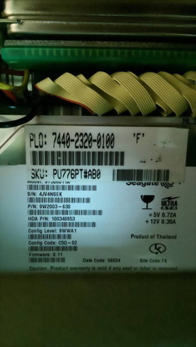 SEAGATE ST380011A 9W2003-630 80GB IDE HARD DRIVE