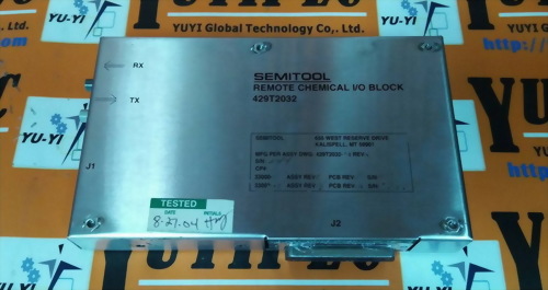 SEMITOOL 429T2032 REMOTE CHEMICAL I/O BLOCK
