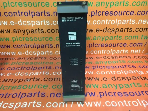 SIEB & MEYER POWER SUPPLY 26 .45.12