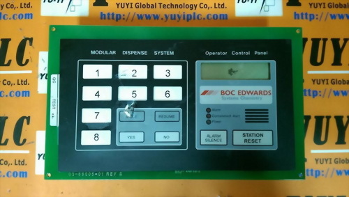 SYSTEMS CHEMISTRY 99-85020 OCP FRONT PANEL SPARE PARTS