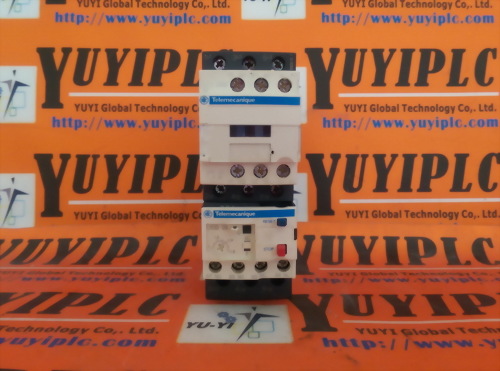 TELEMECANIQUE LC1 D09 WITH LR3D 06 CIRCUIT BREAKERS