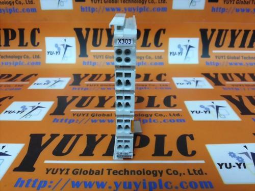 BECKHOFF KL9190 VOLTAGE SUPPLY TERMINAL