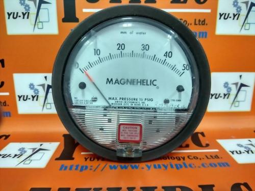 DWYER 2000-50MM MAGNEHELIC MAX PRESSRE 15 PSIG
