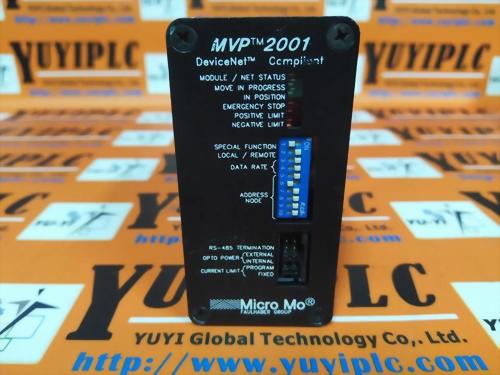 MICRO MO FAULHABER DEVICENET MVP 2001A02-0001-08 SINGLE AXIS DRIVE