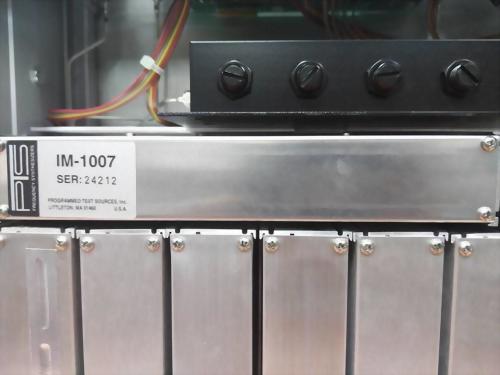 PROGRAMMED TEST SOURCE MODULE IM-1007 PTS FRQ. SYNTHESIZER