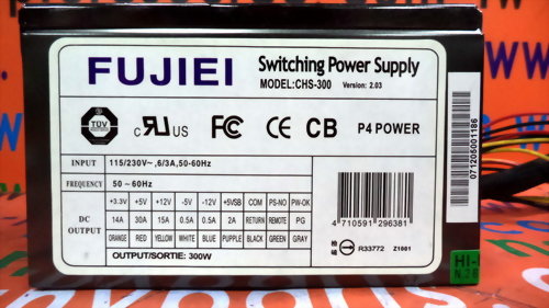 FUJIEI SWITCHING POWER SUPPLY CHS-300