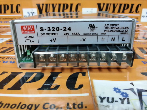 MEAN WELL S-320-24 AC TO DC POWER SUPPLY