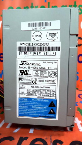 SEASONIC SWITCHING POWER SUPPLY SS-400FS