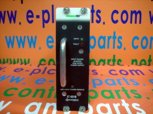 ZIATECH ZT 6310 ZT6130 COMPACTPCI 150W HOT SWAP POWER MODULE