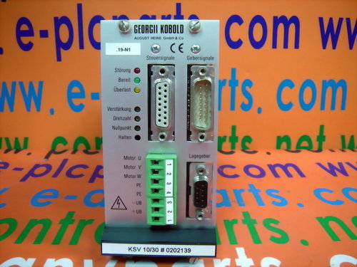 AUGUST HEINE GEORGII KOBOLD KSV 10/30 #0202139/KSV 10/30 E1-M2-KA/ZK/P1/S51/SA /ART NR.0202139/IDENT NR.28 0071 0002