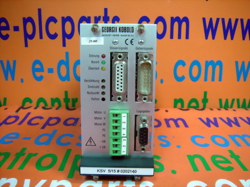 AUGUST HEINE GEORGII KOBOLD KSV 5/15 #0202140/ KSV 5/15 E1-M2-K4/ZK/P1/G3/S51/SA /ART NR.0202140/IDENT NR.28 0070 0001