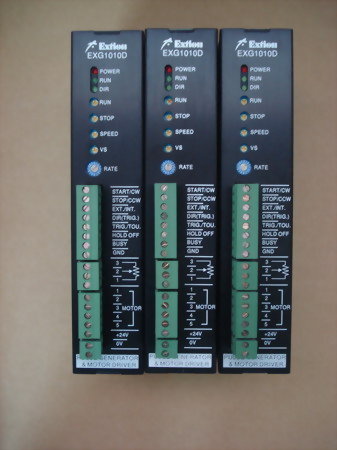 EXTION MOTION CONTROL SYSTEM EXG1010D-5 (A GROUP OF THREE)